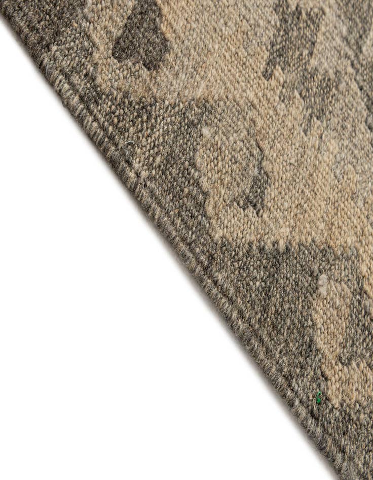 Detail image of  2' 10 x 9' 8  Hand Woven Kilim Maymana Wool Runner Rug