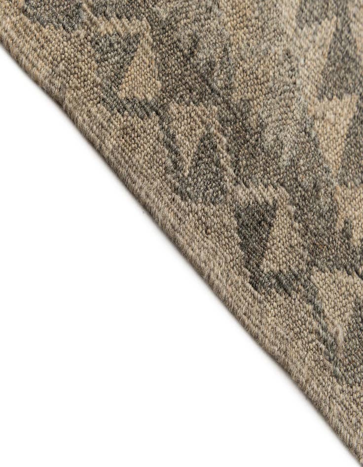 Detail image of  2' 9 x 9' 11  Hand Woven Kilim Maymana Wool Runner Rug