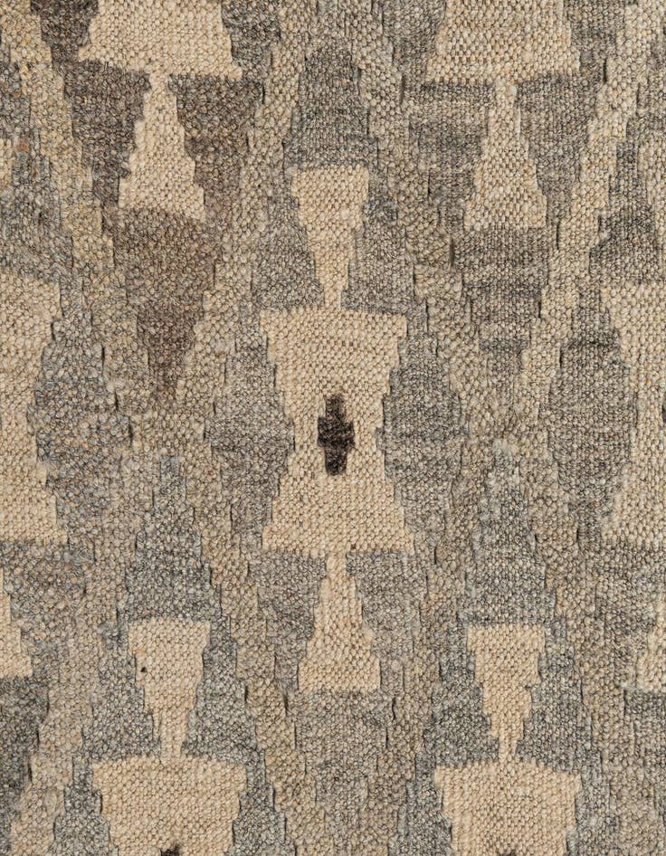 Detail image of  2' 9 x 9' 4  Hand Woven Kilim Maymana Wool Runner Rug