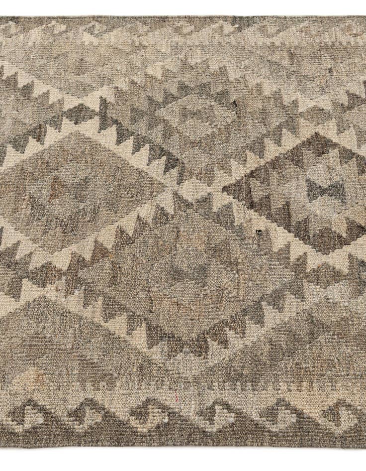 Detail image of  2' 9 x 10' 1  Hand Woven Kilim Maymana Wool Runner Rug