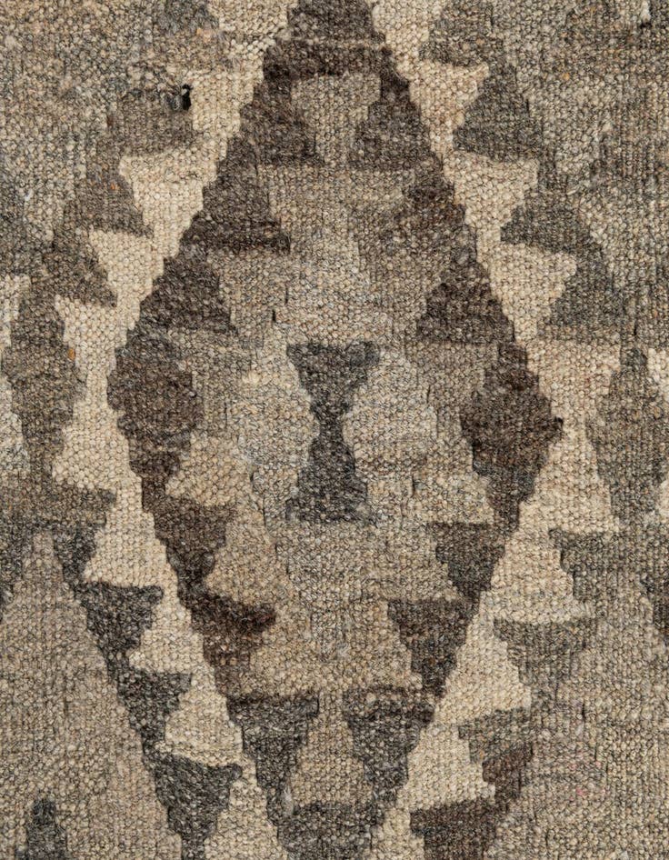 Detail image of  2' 9 x 10' 1  Hand Woven Kilim Maymana Wool Runner Rug