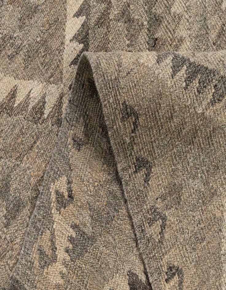 Detail image of  2' 9 x 10' 1  Hand Woven Kilim Maymana Wool Runner Rug