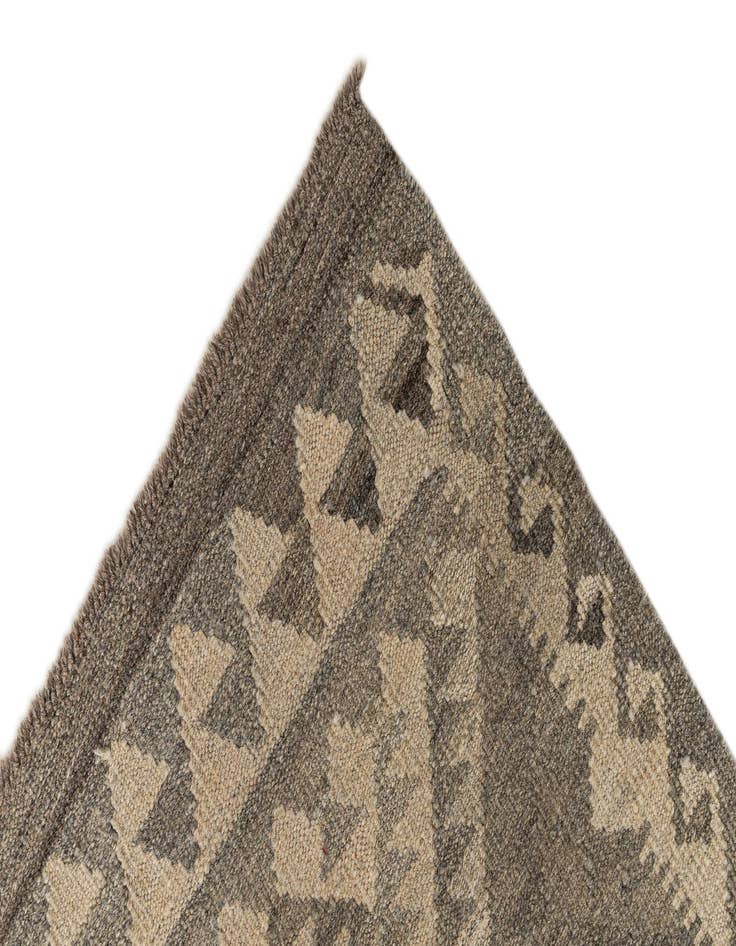 Detail image of  2' 9 x 10' 1  Hand Woven Kilim Maymana Wool Runner Rug