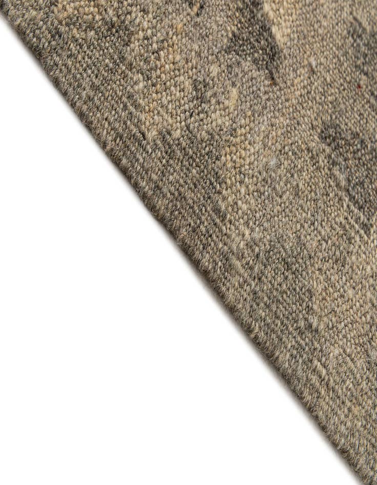 Detail image of  2' 9 x 9' 9  Hand Woven Kilim Maymana Wool Runner Rug