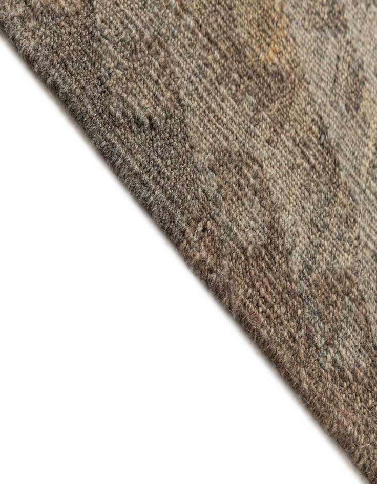 Detail image of  2' 8 x 9' 7  Hand Woven Kilim Maymana Wool Runner Rug