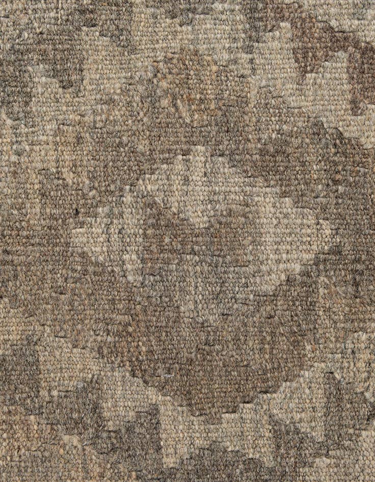 Detail image of  2' 8 x 9' 7  Hand Woven Kilim Maymana Wool Runner Rug