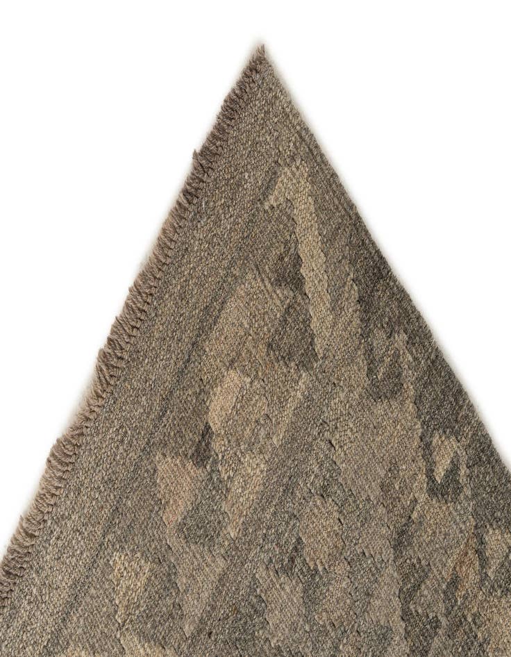 Detail image of  2' 8 x 9' 7  Hand Woven Kilim Maymana Wool Runner Rug