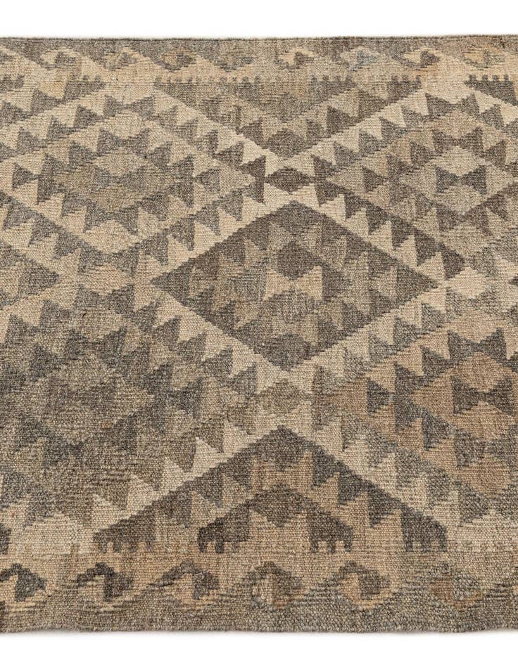 Detail image of  2' 9 x 10' 6  Hand Woven Kilim Maymana Wool Runner Rug