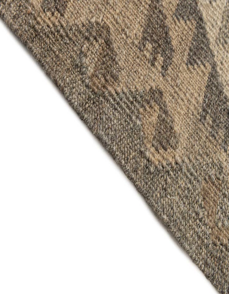 Detail image of  2' 9 x 10' 6  Hand Woven Kilim Maymana Wool Runner Rug