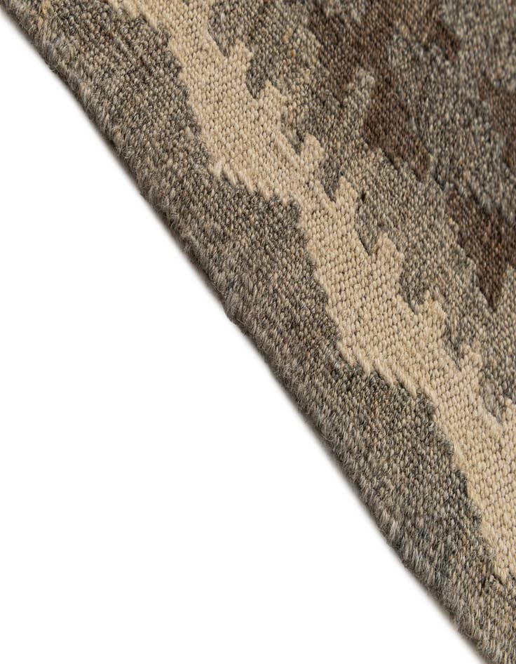 Detail image of  3' 1 x 9' 7  Hand Woven Kilim Maymana Wool Runner Rug