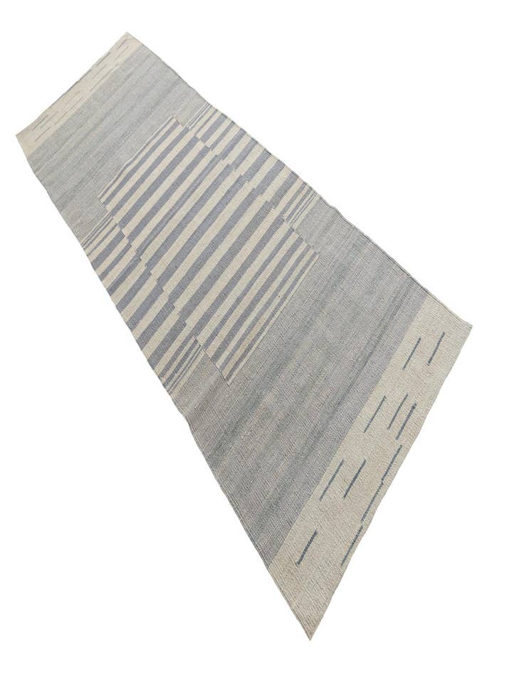 Detail image of  2' 8 x 7' 10  Hand Woven Kilim Modern Wool Runner Rug