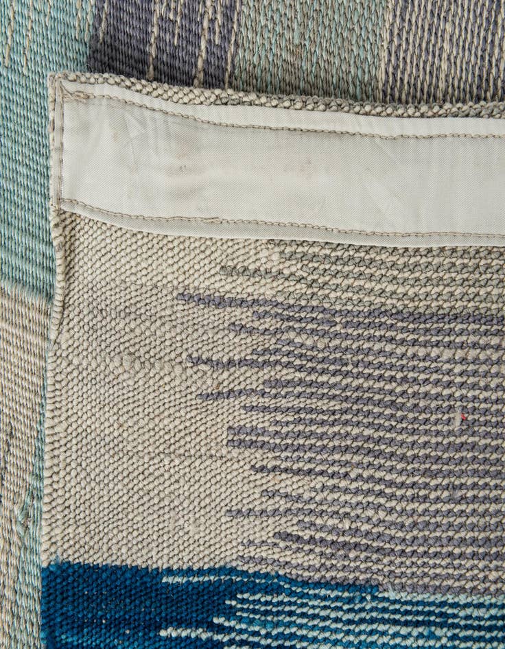 Detail image of  2' 4 x 9' 7  Hand Woven Kilim Modern Wool Runner Rug