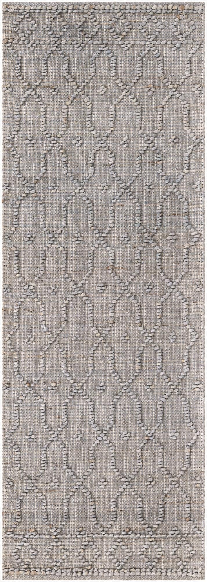  2' x 6' 1  Hand Woven Larsa Jute Runner Rug