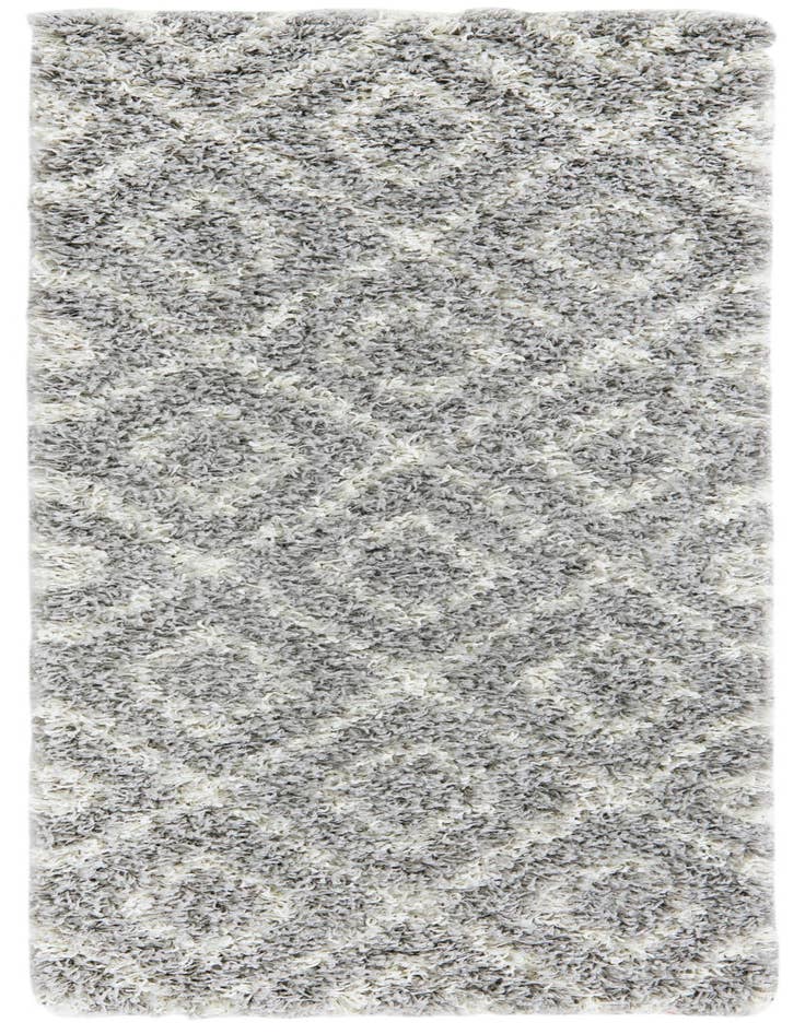 Detail image of  2' x 5' Lattice Shag Runner Rug