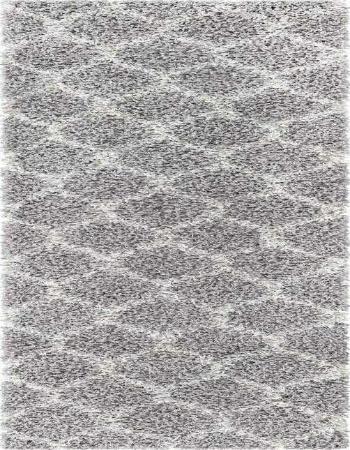 Detail image of  2' x 8' Lattice Shag Runner Rug