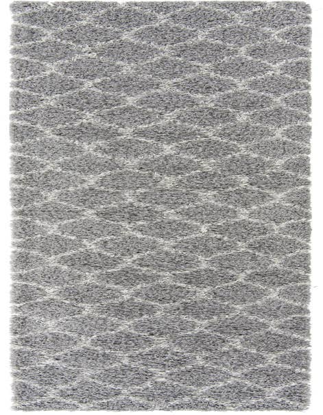 Detail image of  2' 7 x 12' Lattice Shag Runner Rug