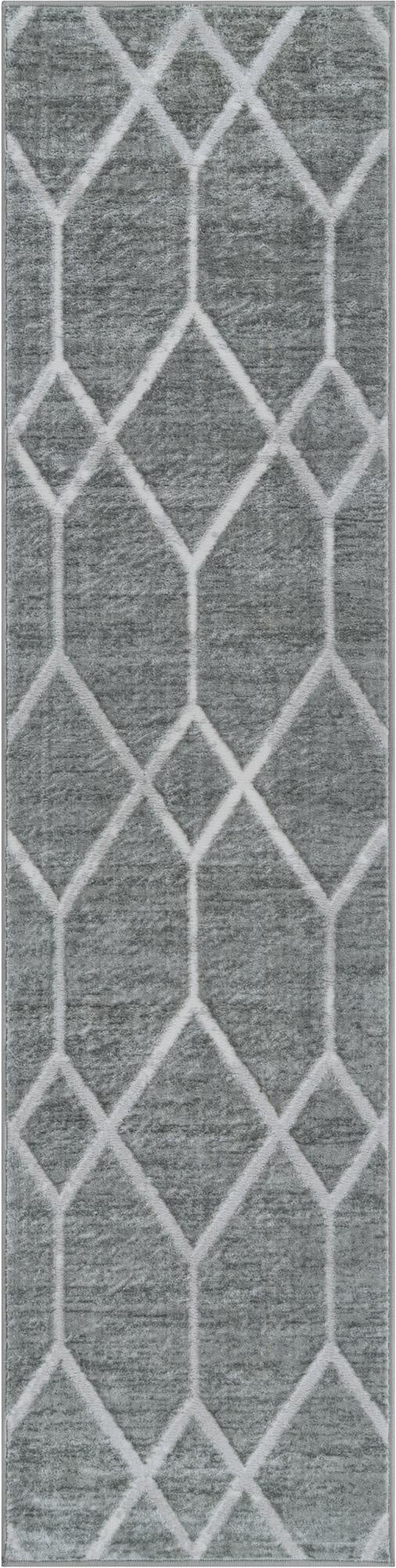  2' x 8' Lattice Trellis Runner Rug