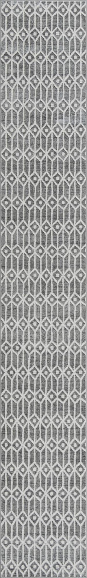  3' x 19' 8 Lattice Trellis Runner Rug