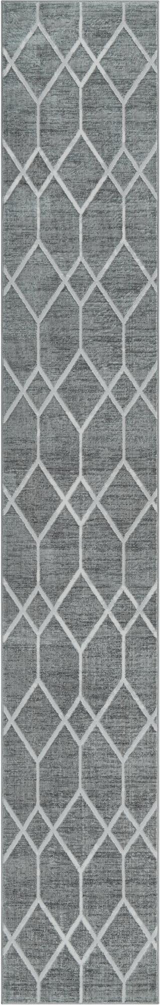  2' 7 x 16' 5 Lattice Trellis Runner Rug