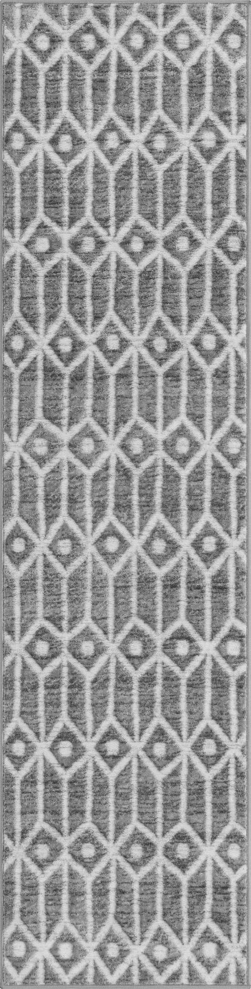  2' x 8' Lattice Trellis Runner Rug