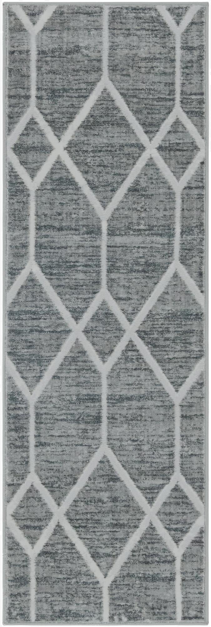  2' x 6' Lattice Trellis Runner Rug