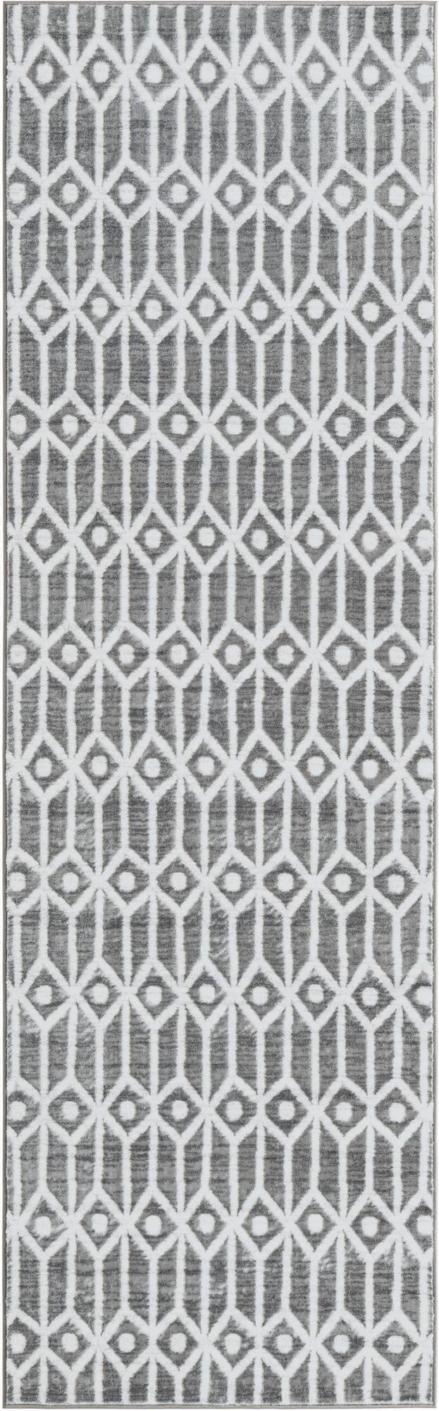  3' x 10' Lattice Trellis Runner Rug