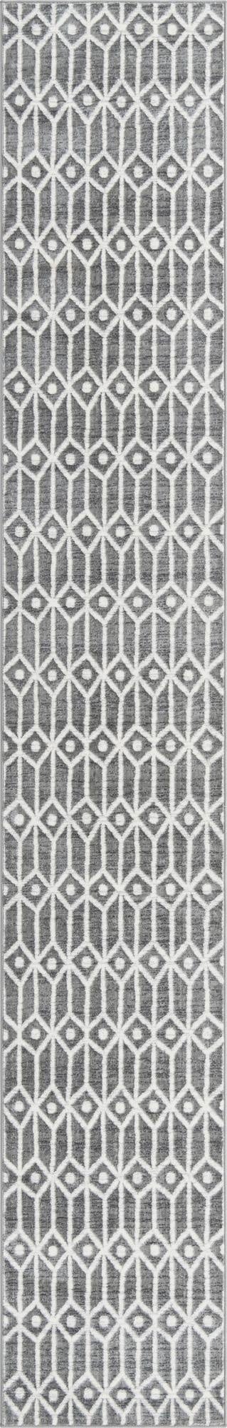  2' 7 x 16' 5 Lattice Trellis Runner Rug