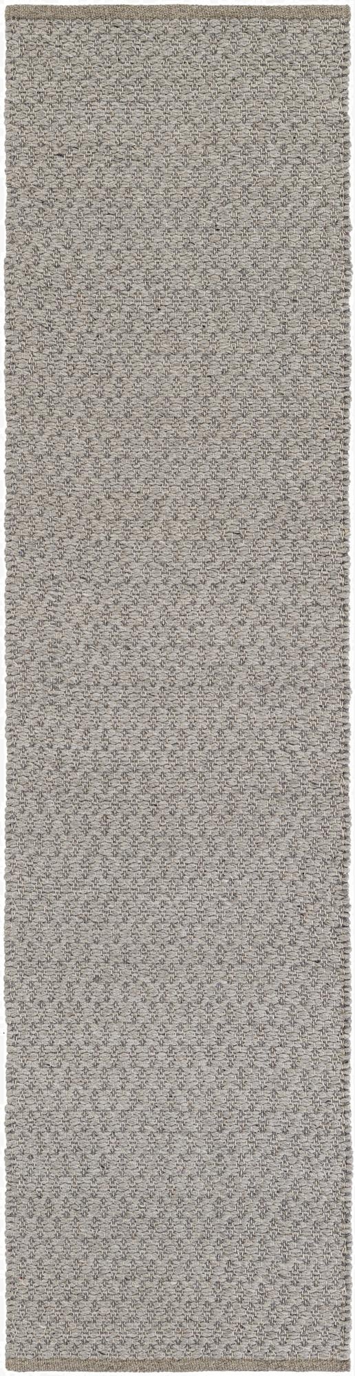  2' x 8'  Hand Woven Lattice Wool Runner Rug