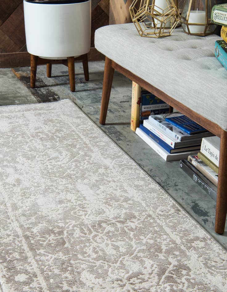 Detail image of  2' 7 x 10' Modern Classical Runner Rug