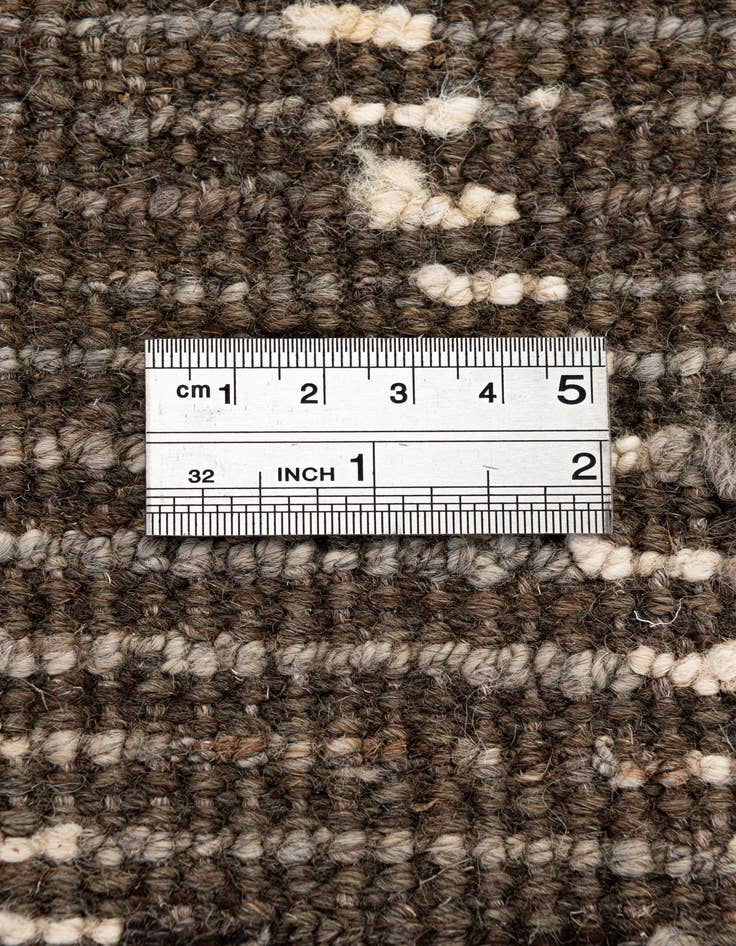 Detail image of  3' 1 x 9' 9  Hand Knotted Moroccan Wool Runner Rug