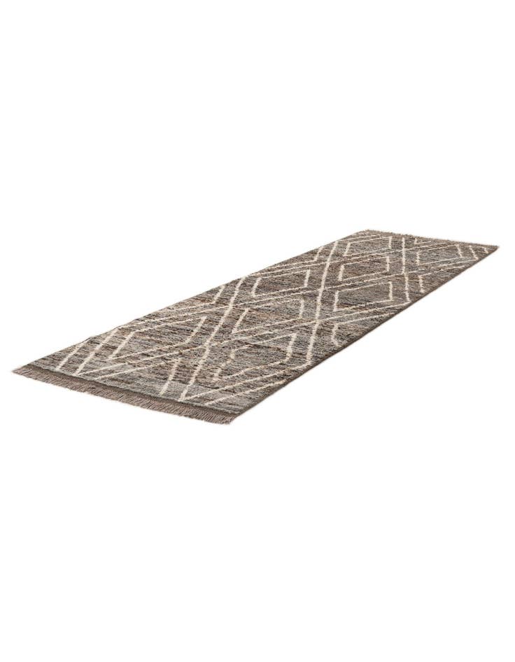 Detail image of  3' 1 x 9' 9  Hand Knotted Moroccan Wool Runner Rug
