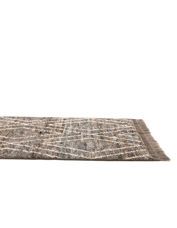 Detail image of  3' 1 x 9' 9  Hand Knotted Moroccan Wool Runner Rug