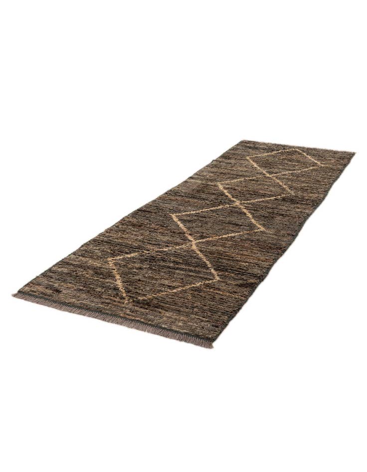 Detail image of  3' 2 x 9' 6  Hand Knotted Moroccan Wool Runner Rug