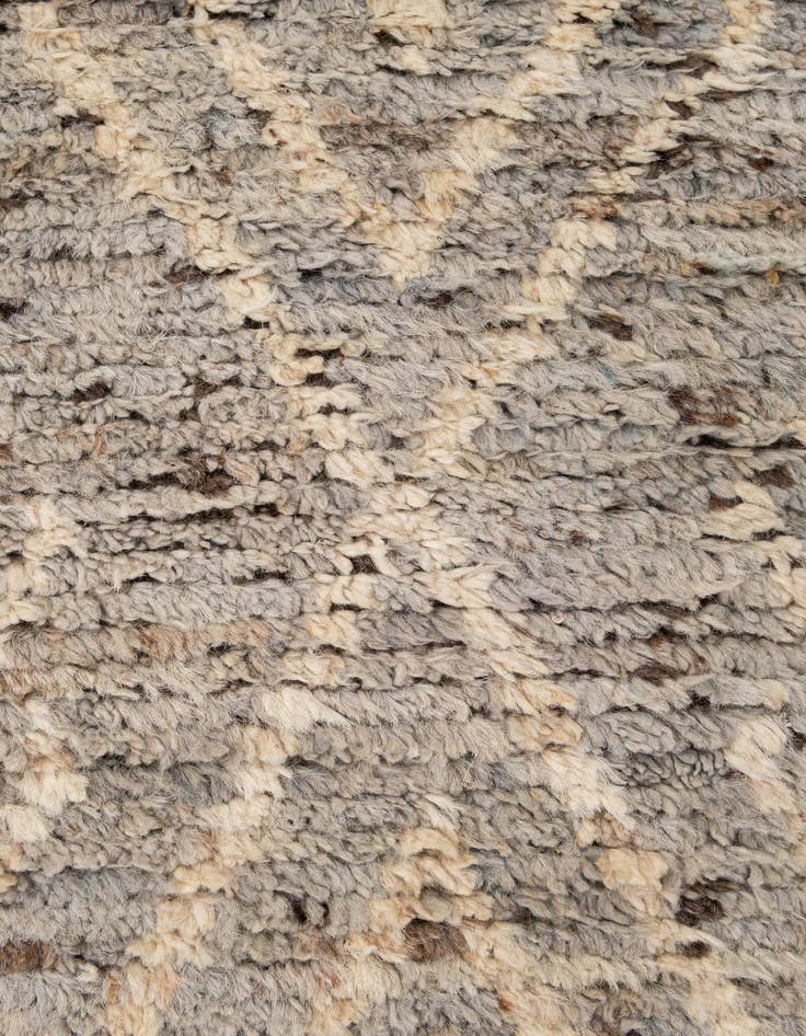 Detail image of  2' 11 x 16' 8  Hand Knotted Moroccan Wool Runner Rug