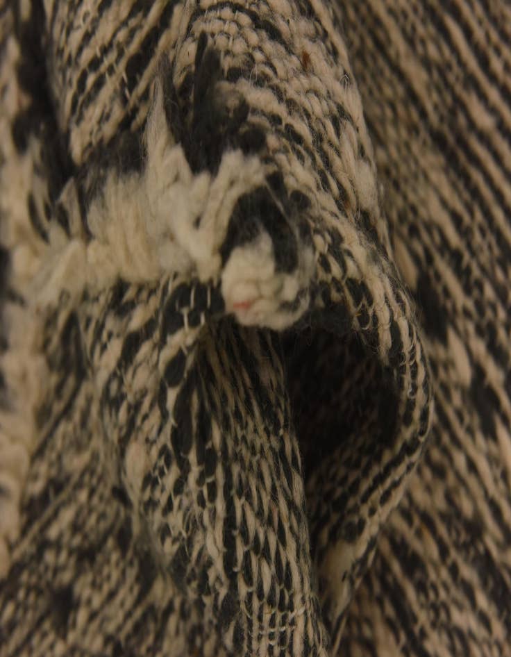 Detail image of  3' 4 x 10'  Hand Knotted Moroccan Wool Runner Rug