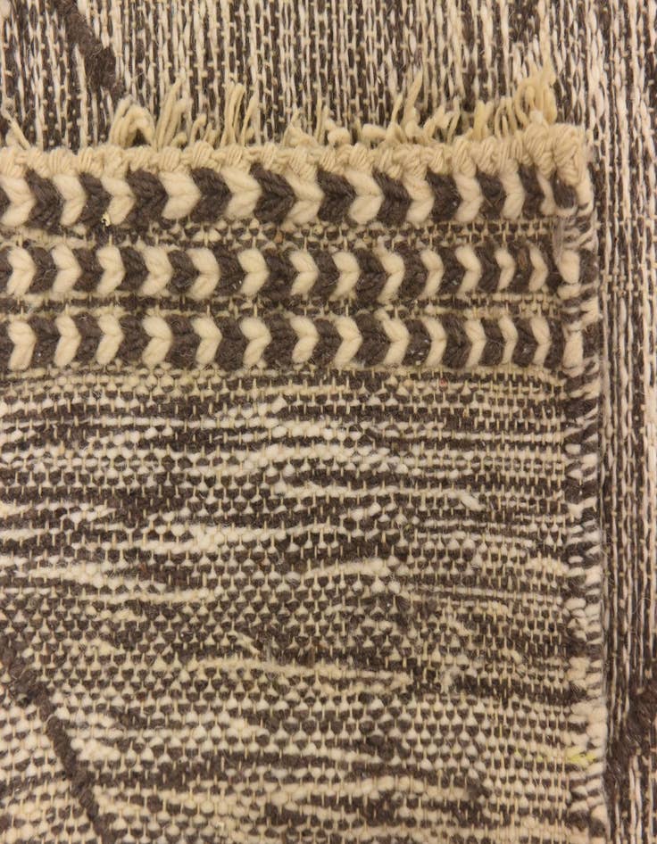 Detail image of  5' 4 x 9' 6  Hand Knotted Moroccan Wool Runner Rug