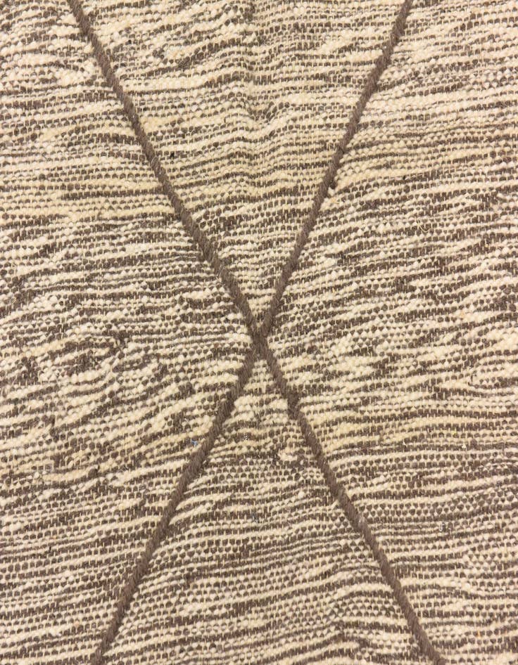 Detail image of  5' 4 x 9' 6  Hand Knotted Moroccan Wool Runner Rug