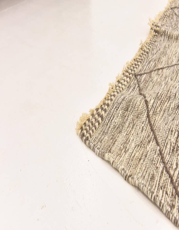 Detail image of  5' 4 x 9' 6  Hand Knotted Moroccan Wool Runner Rug