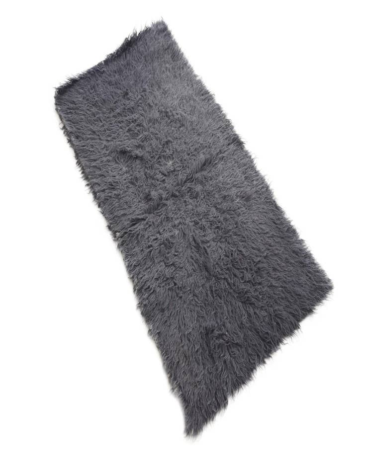 Detail image of  2' 3 x 4' 5  Hand Knotted Moroccan Wool Runner Rug