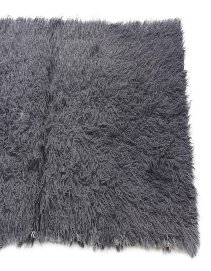 Detail image of  2' 3 x 4' 5  Hand Knotted Moroccan Wool Runner Rug