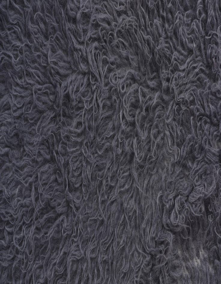 Detail image of  2' 3 x 4' 5  Hand Knotted Moroccan Wool Runner Rug