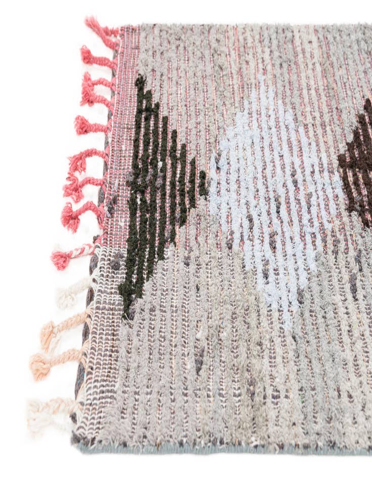 Detail image of  2' 7 x 15' 1  Hand Knotted Moroccan Wool Runner Rug