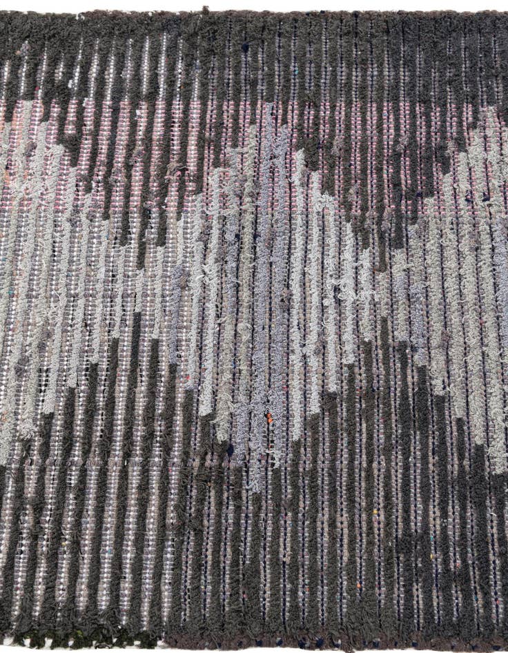 Detail image of  2' 7 x 14' 8  Hand Knotted Moroccan Wool Runner Rug