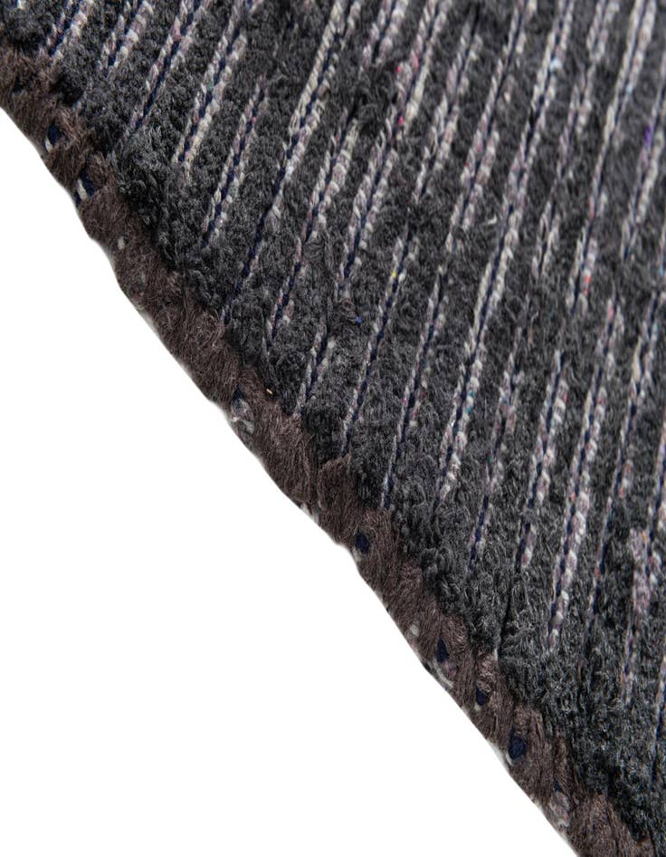 Detail image of  2' 7 x 14' 8  Hand Knotted Moroccan Wool Runner Rug