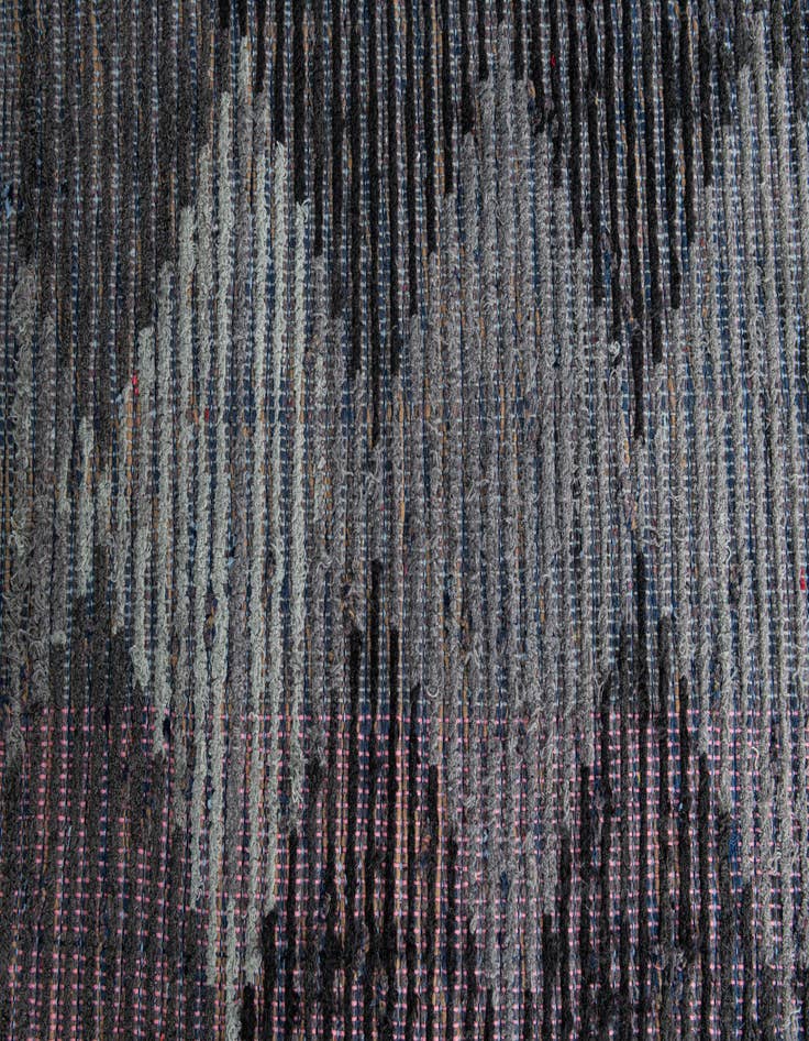 Detail image of  2' 7 x 14' 8  Hand Knotted Moroccan Wool Runner Rug