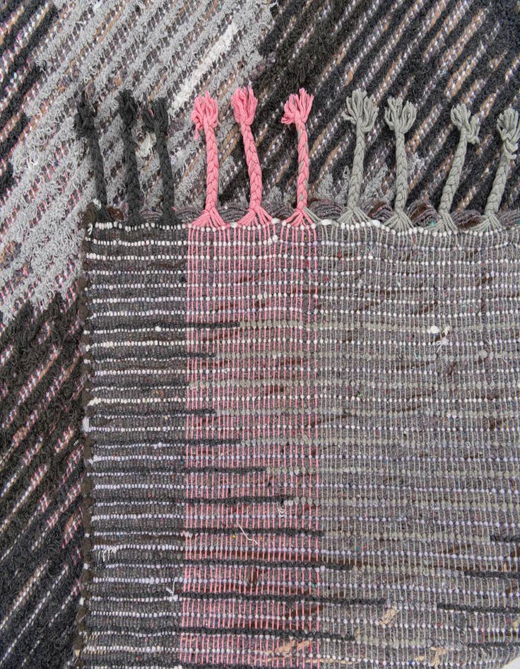 Detail image of  2' 7 x 14' 8  Hand Knotted Moroccan Wool Runner Rug