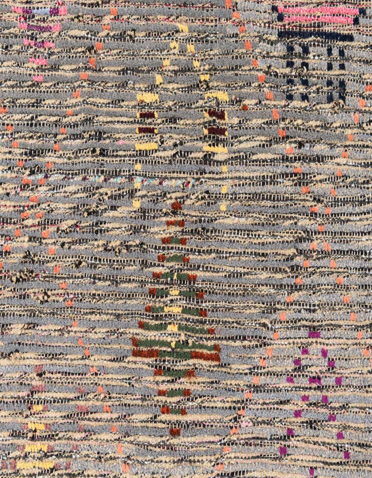 Detail image of  5' 3 x 15' 7  Hand Knotted Moroccan Wool Runner Rug