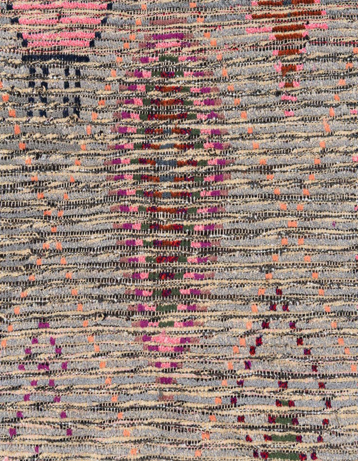 Detail image of  5' 3 x 15' 7  Hand Knotted Moroccan Wool Runner Rug