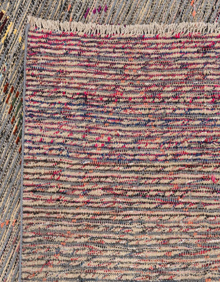 Detail image of 5' 3 x 15' 7 Hand Knotted Moroccan Wool Runner Rug