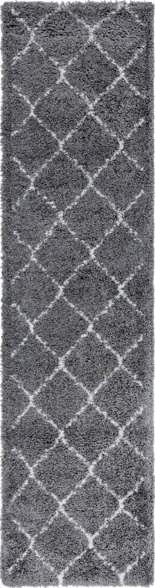 Primary image  2' 7 x 10' Moroccan Shag Runner Rug